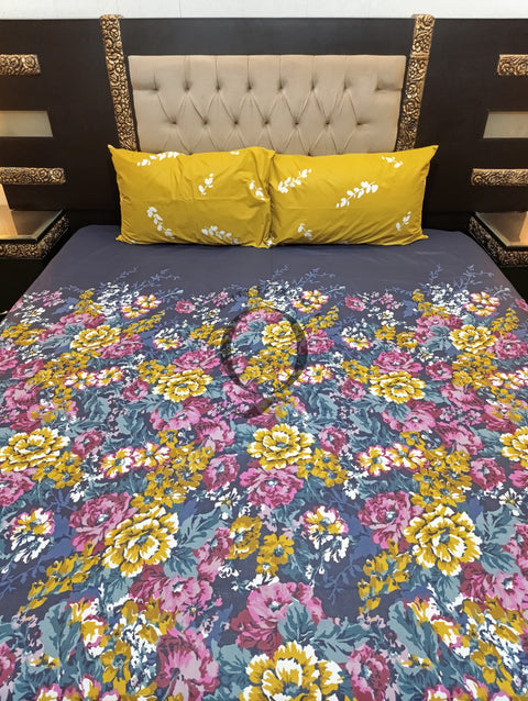 QF-2176: 3 Piece Cotton Bed Sheet