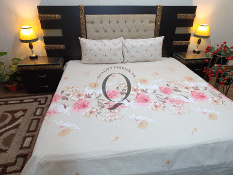 QF-2177: 3 Piece Cotton Bed Sheet