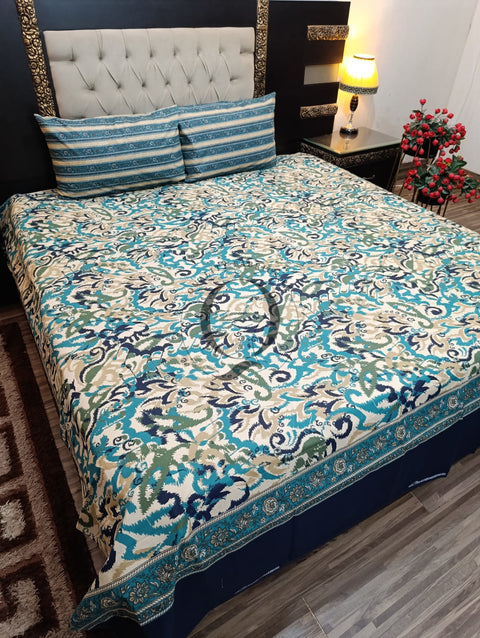 QF-2178: 3 Piece Cotton Bed Sheet