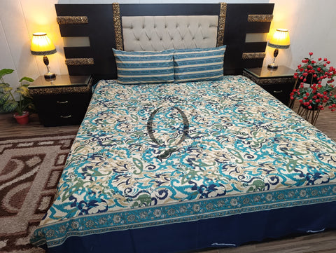 QF-2178: 3 Piece Cotton Bed Sheet