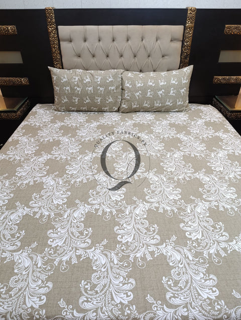 QF-2179: 3 Piece Cotton Bed Sheet
