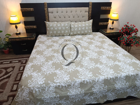 QF-2179: 3 Piece Cotton Bed Sheet