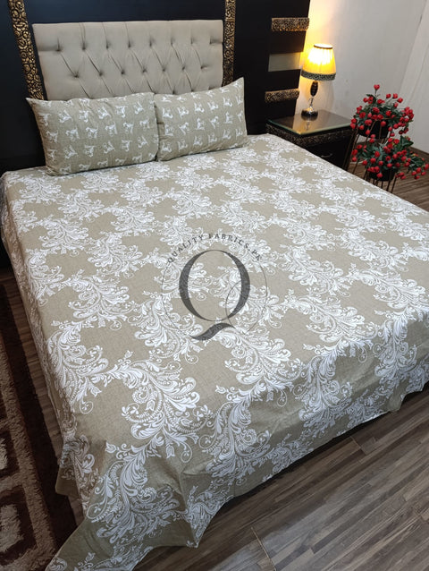 QF-2179: 3 Piece Cotton Bed Sheet