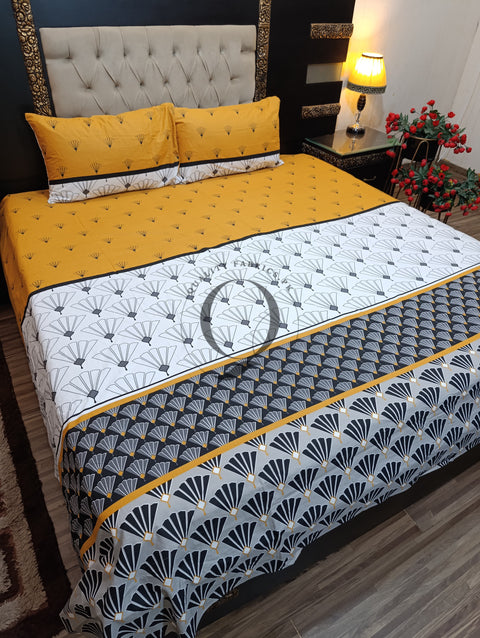 QF-2181: 3 Piece Cotton Bed Sheet