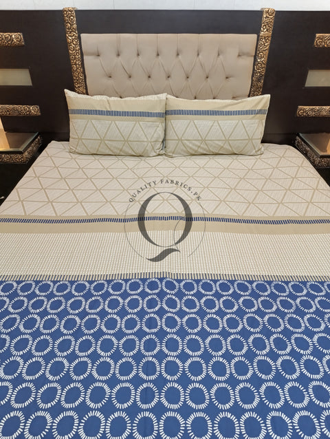 QF-2183: 3 Piece Cotton Bed Sheet