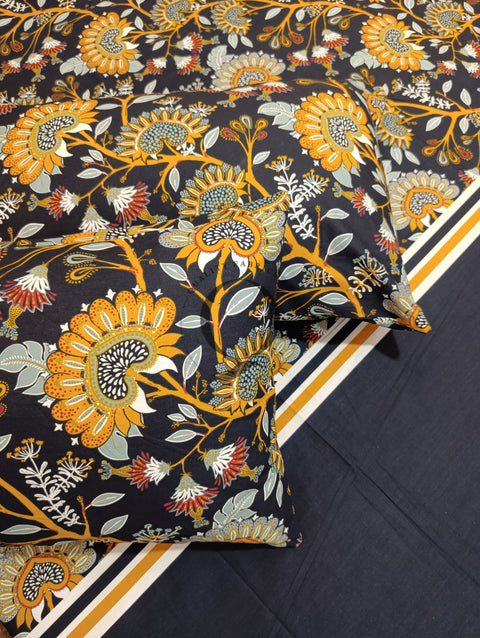 QF-2185: 3 Piece Cotton Bed Sheet