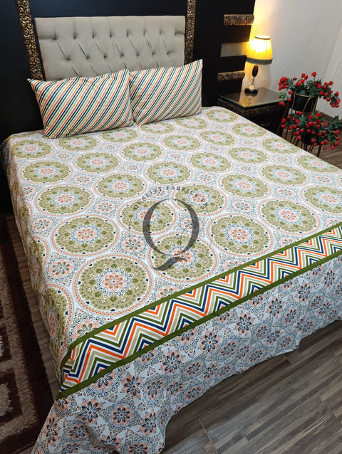 QF-2190: 3 Piece Cotton Bed Sheet