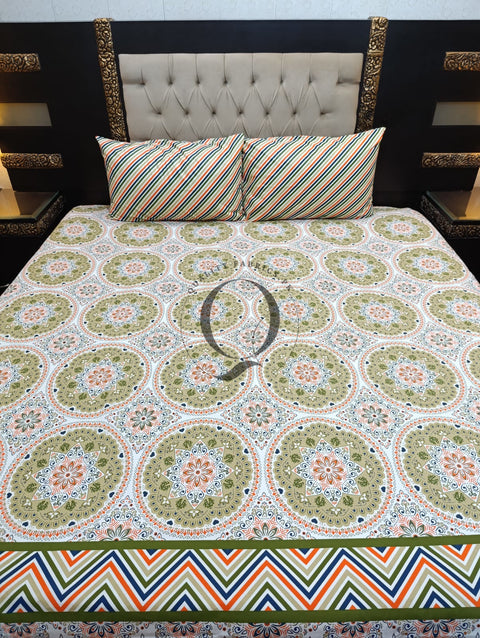 QF-2190: 3 Piece Cotton Bed Sheet