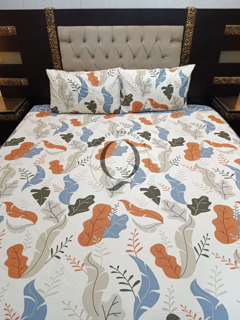 QF-2192: 3 Piece Cotton Bed Sheet