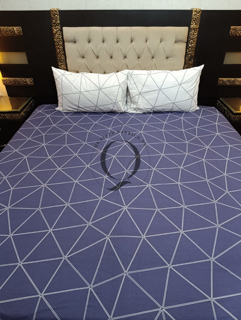 QF-2193: 3 Piece Cotton Bed Sheet