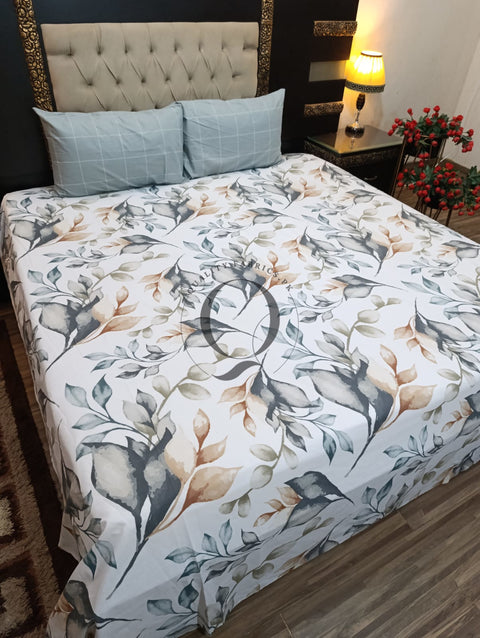 QF-2194: 3 Piece Cotton Bed Sheet