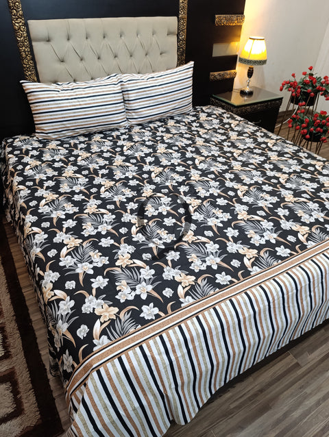 QF-2197: 3 Piece Cotton Bed Sheet