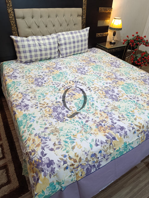 QF-2200: 3 Piece Cotton Bed Sheet