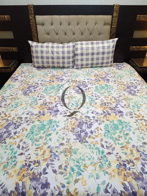 QF-2200: 3 Piece Cotton Bed Sheet