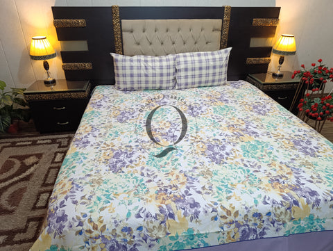 QF-2200: 3 Piece Cotton Bed Sheet