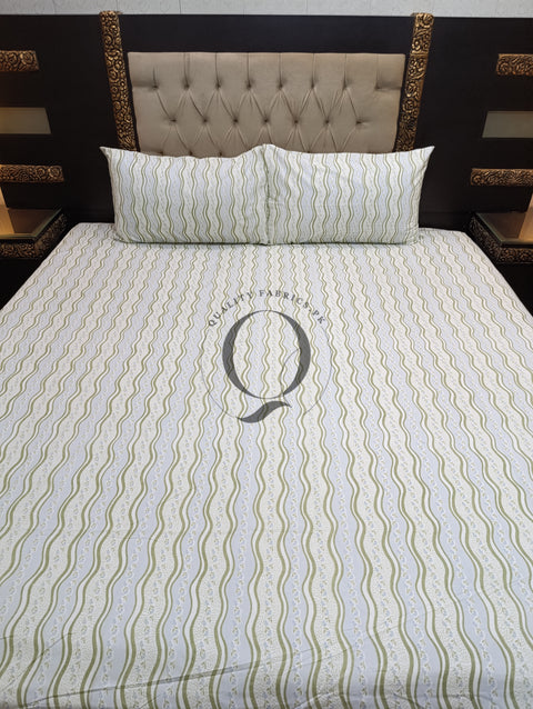 QF-2204: 3 Piece Cotton Bed Sheet