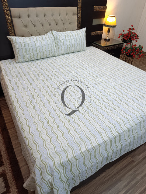 QF-2204: 3 Piece Cotton Bed Sheet