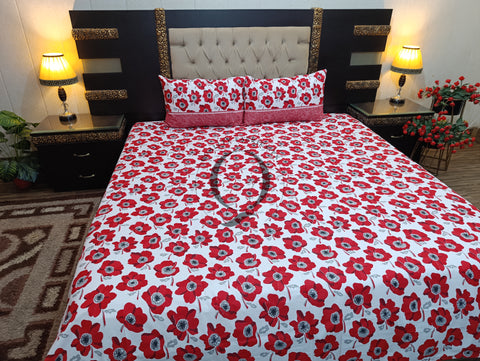 QF-2205: 3 Piece Cotton Bed Sheet