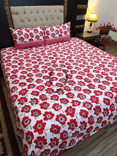 QF-2205: 3 Piece Cotton Bed Sheet