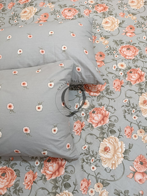 QF-2207: 3 Piece Cotton Bed Sheet