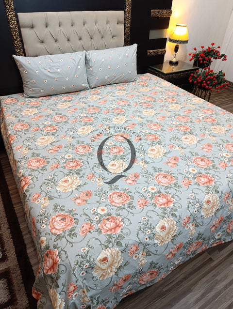 QF-2207: 3 Piece Cotton Bed Sheet