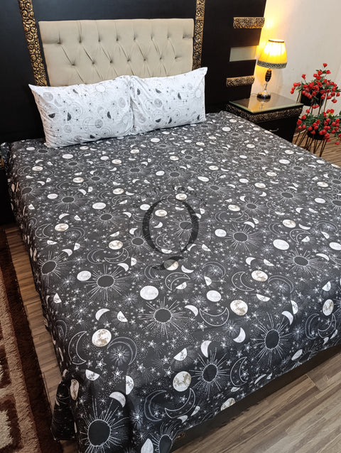 QF-2208: 3 Piece Cotton Bed Sheet