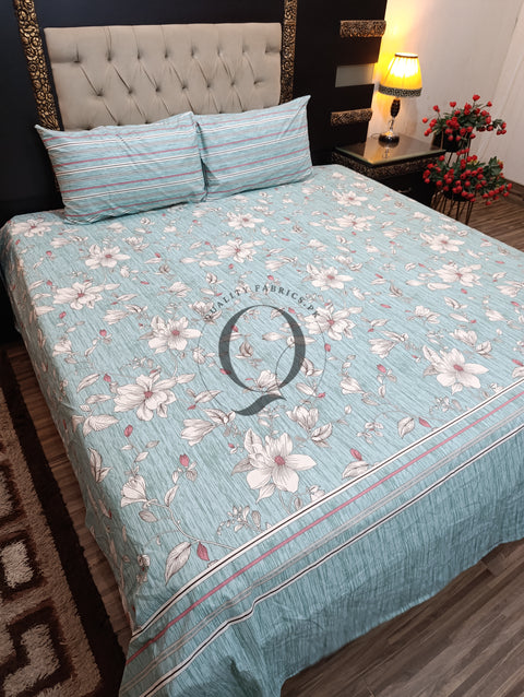 QF-2209: 3 Piece Cotton Bed Sheet