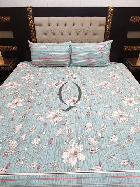 QF-2209: 3 Piece Cotton Bed Sheet