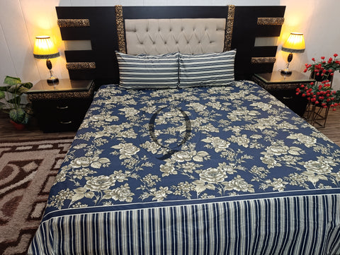 QF-2210: 3 Piece Cotton Bed Sheet