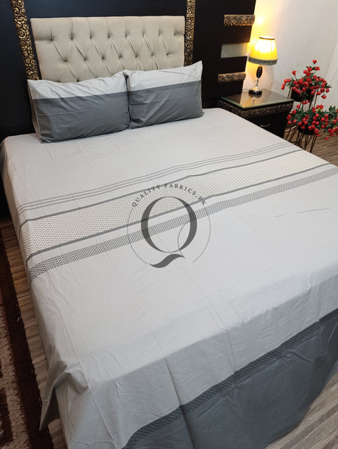 QF-2211: 3 Piece Cotton Bed Sheet