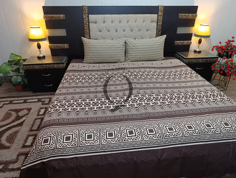 QF-2212: 3 Piece Cotton Bed Sheet
