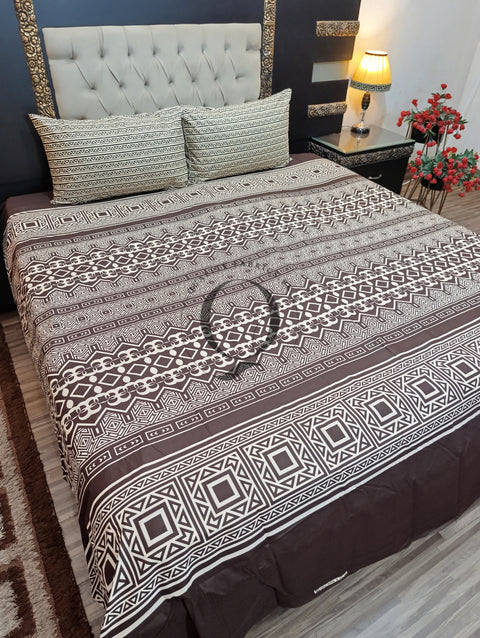 QF-2212: 3 Piece Cotton Bed Sheet