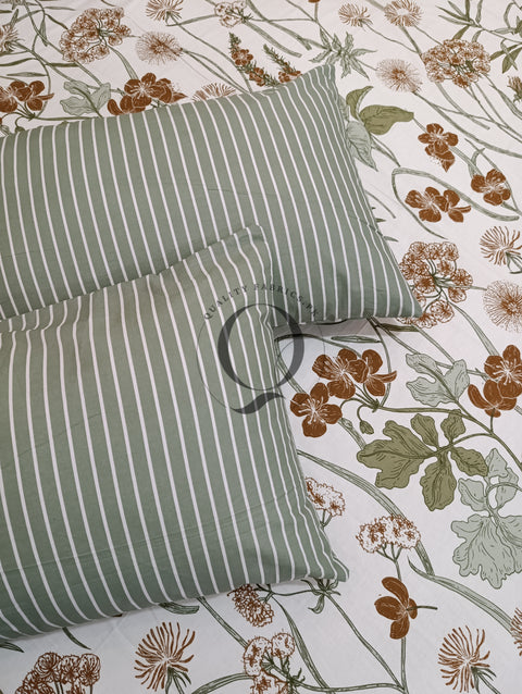 QF-2213: 3 Piece Cotton Bed Sheet