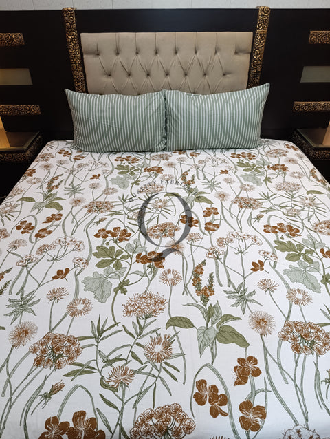 QF-2213: 3 Piece Cotton Bed Sheet