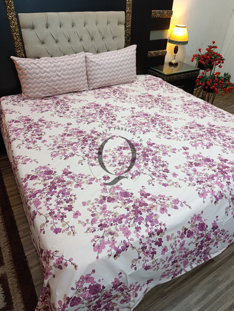 QF-2214: 3 Piece Cotton Bed Sheet