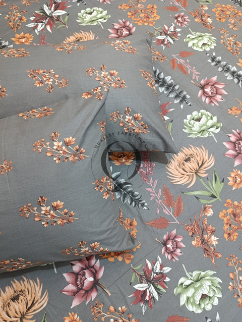 QF-2217: 3 Piece Cotton Bed Sheet