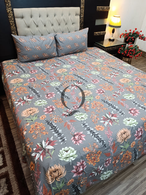 QF-2217: 3 Piece Cotton Bed Sheet