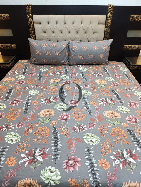 QF-2217: 3 Piece Cotton Bed Sheet