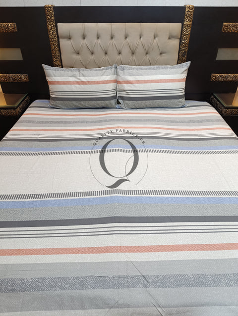 QF-2218: 3 Piece Cotton Bed Sheet