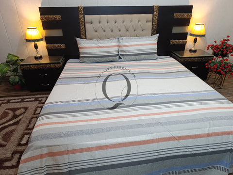 QF-2218: 3 Piece Cotton Bed Sheet