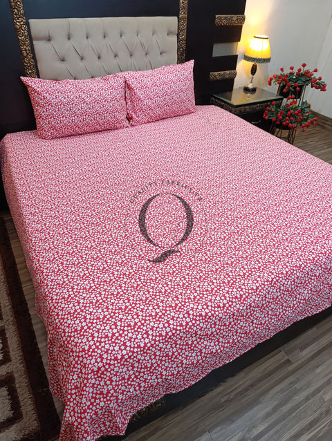 QF-2223: 3 Piece Cotton Bed Sheet