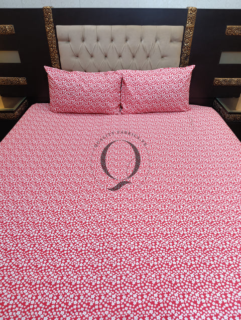 QF-2223: 3 Piece Cotton Bed Sheet
