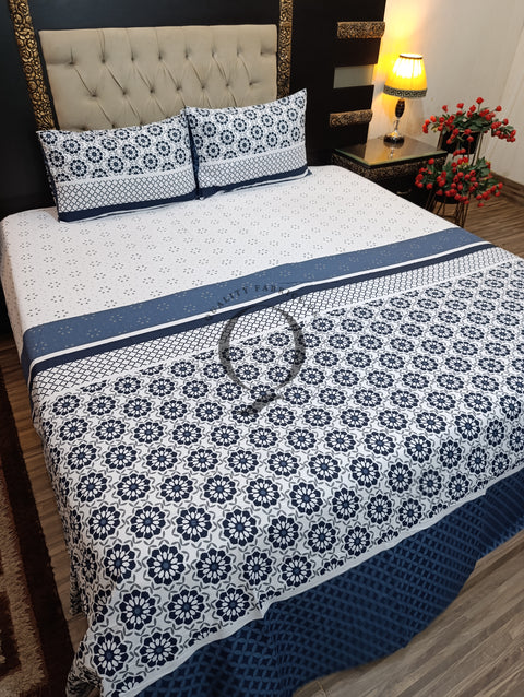 QF-2225: 3 Piece Cotton Bed Sheet