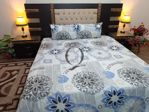 QF-2232: 3 Piece Cotton Bed Sheet