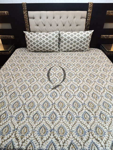 QF-2233: 3 Piece Cotton Bed Sheet