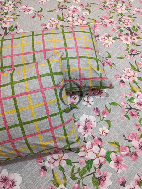 QF-2235: 3 Piece Cotton Bed Sheet