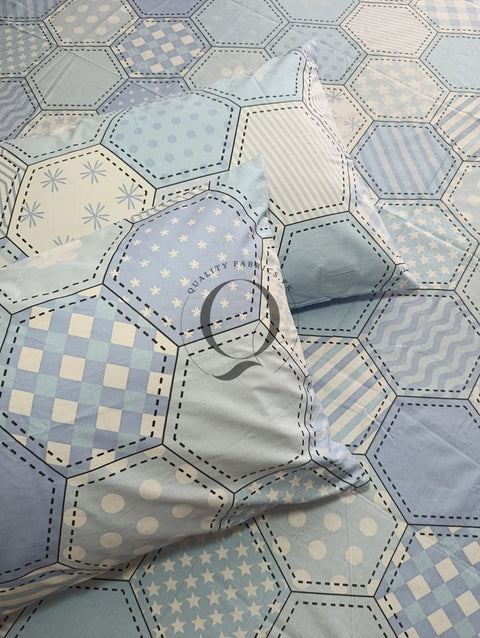 QF-2242: 3 Piece Cotton Bed Sheet