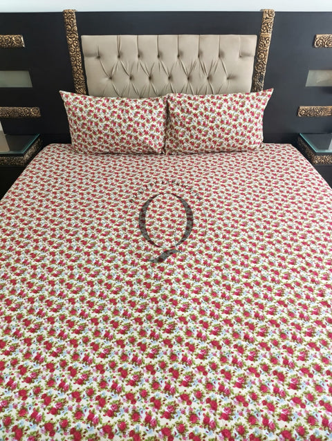 QF-2245: 3 Piece Cotton Bed Sheet