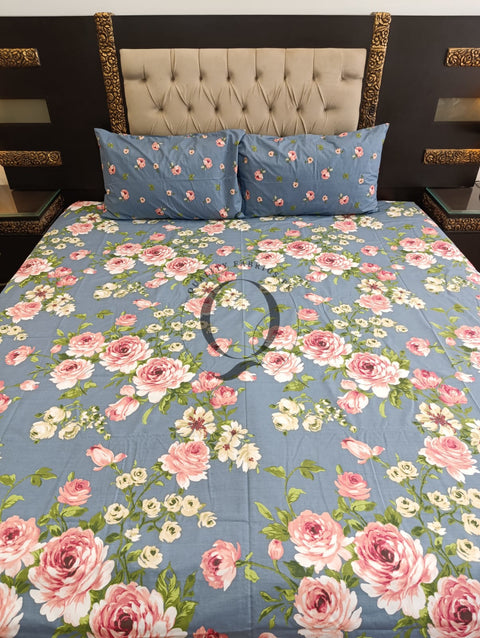 QF-2248: 3 Piece Cotton Bed Sheet