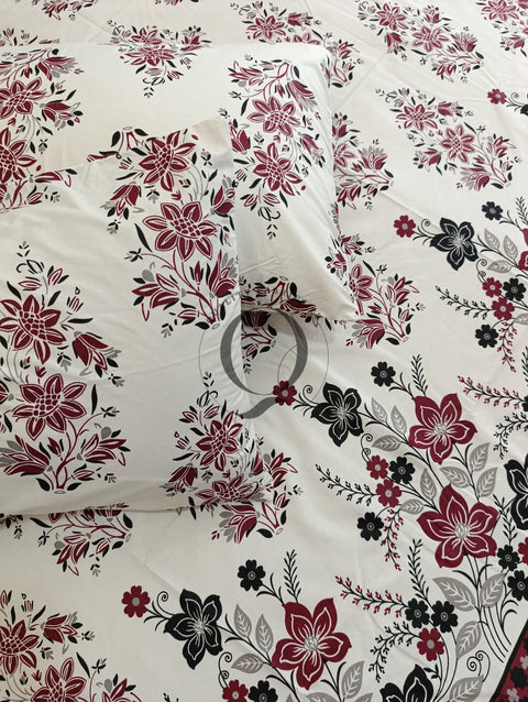 QF-2252: 3 Piece Cotton Bed Sheet
